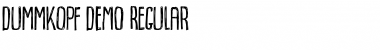 Download Dummkopf DEMO Font