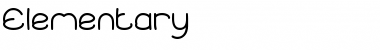 Download Elementary Font