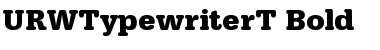 Download URWTypewriterT Font