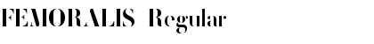 Download FEMORALIS Regular Font