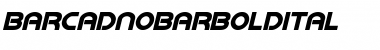 Download Barcade No Bar Bold Italic Bold Italic Font