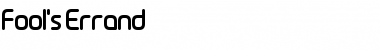 Download Fool's Errand Font