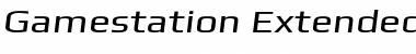 Download Gamestation Extended Italic Font