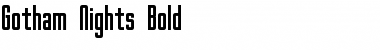 Download Gotham Nights Font