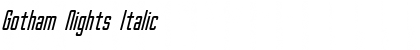 Download Gotham Nights Font