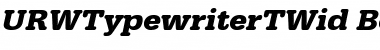 Download URWTypewriterTWid Font