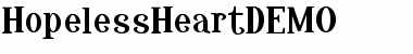 Download Hopeless Heart DEMO Regular Font