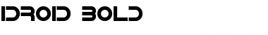 Download IDroid Bold Font