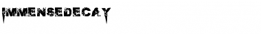 Download Immense decaY Font