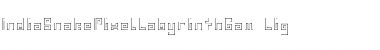 Download India Snake Pixel Labyrinth Gam Font