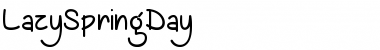Download Lazy Spring Day Font