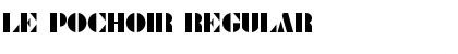 Download Le Pochoir Font