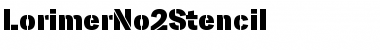 Download Lorimer No 2 Regular Font Title Preview