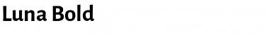 Download Luna Bold Font Title Preview Download Luna Bold Font Title Preview