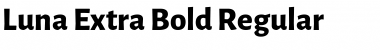 Download Luna Extra Bold Regular Font Title Preview Download Luna Extra Bold Regular Font Title Preview