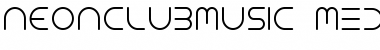 Download NEON CLUB MUSIC Font
