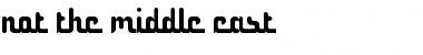 Download Not the middle east Font Download Not the middle east Font