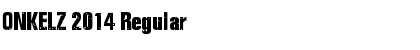 Download ONKELZ 2014 Font