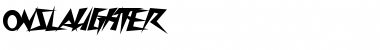 Download Onslaughter Font Download Onslaughter Font