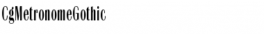 Download Cg Medium Font