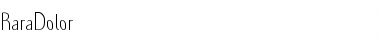 Download Rara Dolor Font