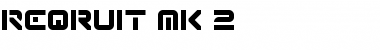Download Reqruit Mk 2 Regular Font