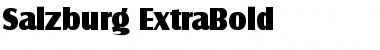 Download Salzburg-ExtraBold Regular Font