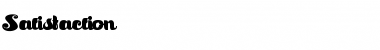 Download Satisfaction Font Download Satisfaction Font