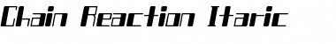 Download Chain Reaction Itaric Regular Font