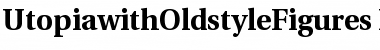 Download UtopiawithOldstyleFigures Bold Font