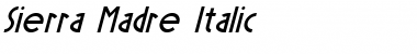 Download Sierra Madre Italic Font