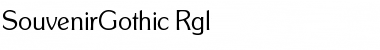 Download SouvenirGothic Regular Font