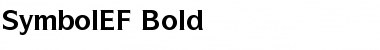 Download SymbolEF Bold Font
