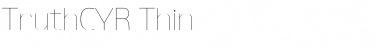 Download TruthCYR Font
