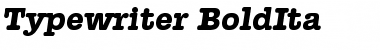 Download Typewriter-BoldIta Regular Font