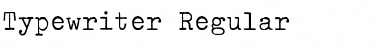 Download Typewriter Regular Font