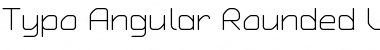 Download Typo Angular Rounded Light Demo Font