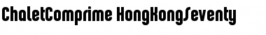 Download ChaletComprime-HongKongSeventy Font