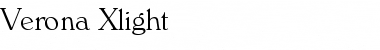 Download Verona-Xlight Font