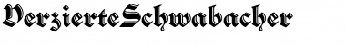 Download VerzierteSchwabacher Font