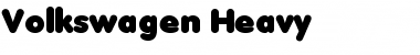 Download Volkswagen-Heavy Font