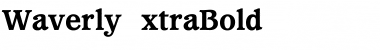 Download WaverlyExtraBold Regular Font