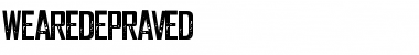 Download We are Depraved Font