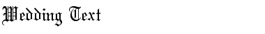 Download Wedding Text Font