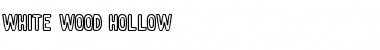 Download White wood Hollow Font