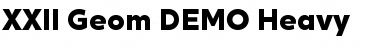 Download XXII Geom DEMO Font