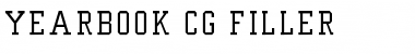 Download Yearbook CG Filler Regular Font