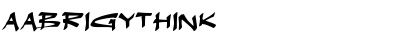 Download aAbrigyThink Font