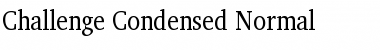 Download Challenge Condensed Font