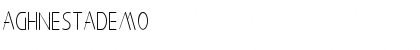 Download Aghnestademo Font Download Aghnestademo Font